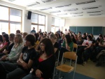 Návštěva strakonického gymnázia s lídrem ODS Petrem Nečasem 3.5.2010