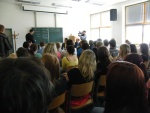 Návštěva strakonického gymnázia s lídrem ODS Petrem Nečasem 3.5.2010